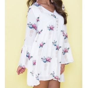 Boho Cow Skull Dress